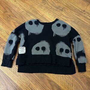 Nununu Melting Masks Box Sweatshirt Black